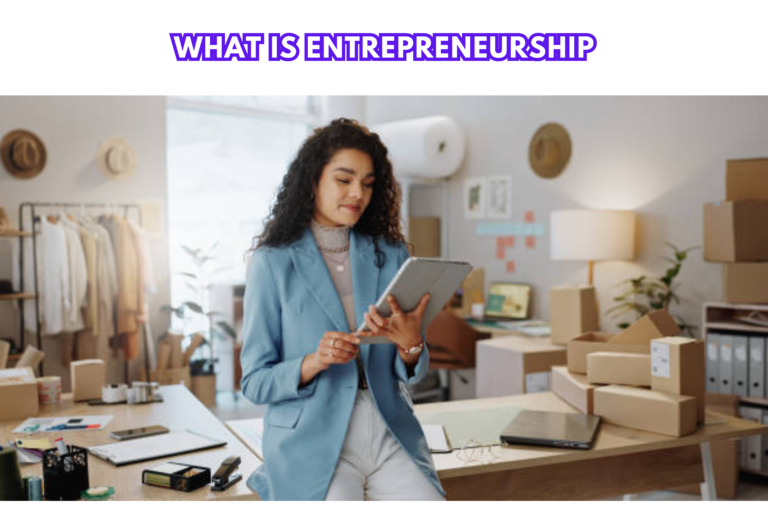 What is Entrepreneurship